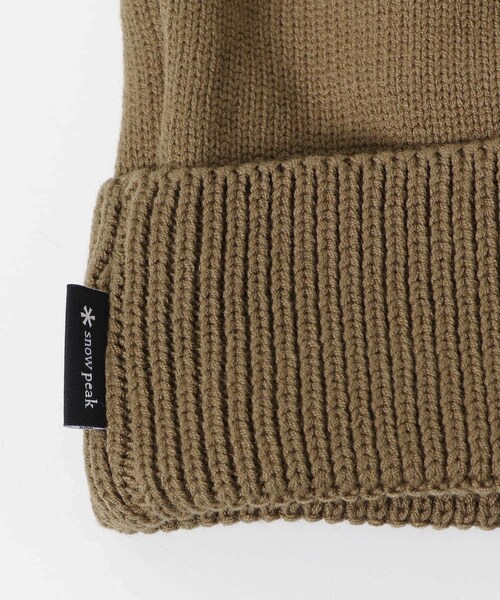 URBAN RESEARCH DOORS（アーバンリサーチドアーズ）の「Snow Peak Apparel　Rib Knit Cap（ニットキャップ/ビーニー・メンズ・LightBrown/BLACK/NAVY/OLIVE・one）」の9枚目の写真