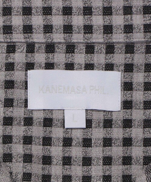 ADAM ET ROPE'（アダムエロペ）の「【KANEMASA FIL./カネマサフィル】36G Modest Check Shirt（シャツ/ブラウス・メンズ・ホワイト/グリーン・L/M）」の11枚目の写真