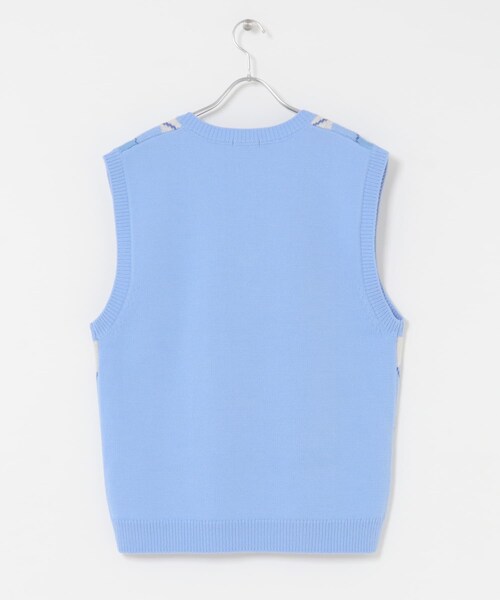 ITEMS URBANRESEARCH（アイテムズ アーバンリサーチ）の「ウール混アーガイルVネックニットベスト（ベスト・メンズ・BLU/BLK・M/L）」の19枚目の写真