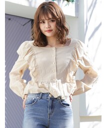 dazzlin | ラッフルフリルブラウス(シャツ/ブラウス)