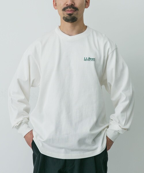 URBAN RESEARCH DOORS（アーバンリサーチドアーズ）の「L.L.Bean　Union Long-Sleeve T-Shirts（Tシャツ/カットソー・メンズ・White/Birch/Navy/Wht/Lt.grn/Maize/Wht・M/L/XL）」の9枚目の写真