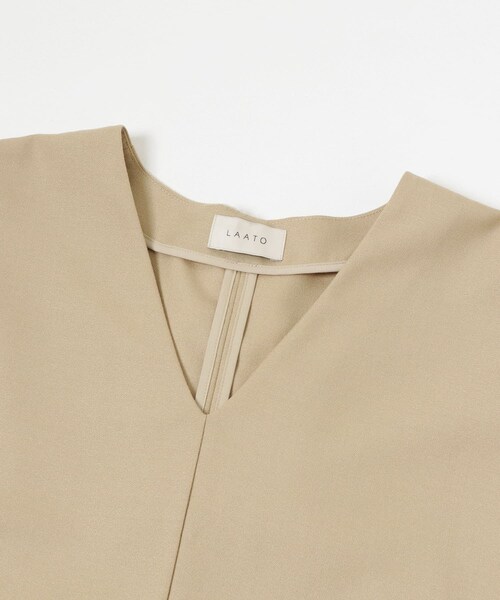 LAATO（ラート）の「COCOON OVER VEST（ベスト・レディース・キャラメル/チャイ・FREE）」の5枚目の写真
