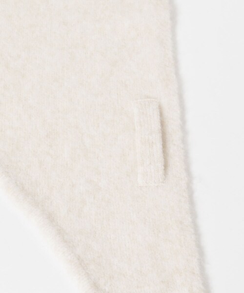 SENSE OF PLACE by URBAN RESEARCH(センスオブプレイスバイアーバンリサーチ)の「ビッグニットストール(ストール/ショール・レディース・IVORY/CHARCOAL/BROWN・One)」の6枚目の写真