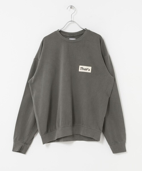 THE GOODLAND MARKET（ザグッドランドマーケット）の「That’s　THE SWEAT RELAX（スウェット・メンズ・DGR/BL・M/L/XL）」の3枚目の写真