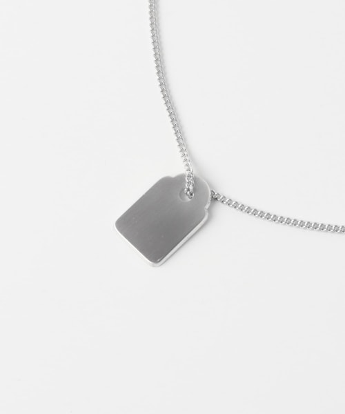 URBAN RESEARCH(アーバンリサーチ)の「AXEP TAG NECKLACE SILVER(ネックレス・レディース・SILVER・-)」の1枚目の写真