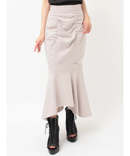 EATME（イートミー）の「カットアウトマーメイドスカート（スカート・レディース・グレー/ブラック・S/M）」の2枚目の写真