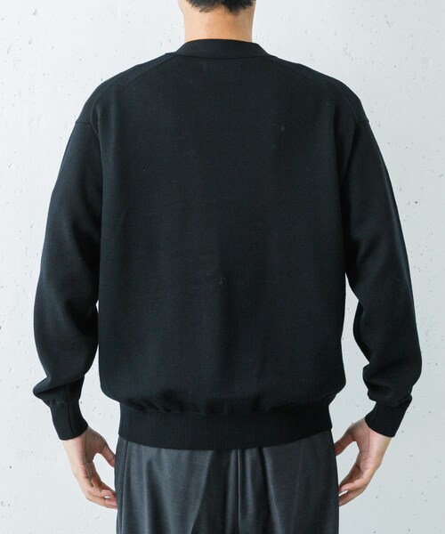 URBAN RESEARCH（アーバンリサーチ）の「CASH FEEL W/MID CARDIGAN（カーディガン/ボレロ・メンズ・BLACK/CHARCOAL/BROWN・M/L）」の5枚目の写真