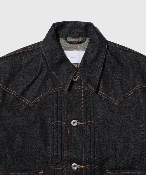 ADAM ET ROPE'(アダムエロペ)の「【SUGARHILL/シュガーヒル】CLASSIC DENIM JACKET(デニムジャケット・メンズ・ネイビー・2/3)」の4枚目の写真