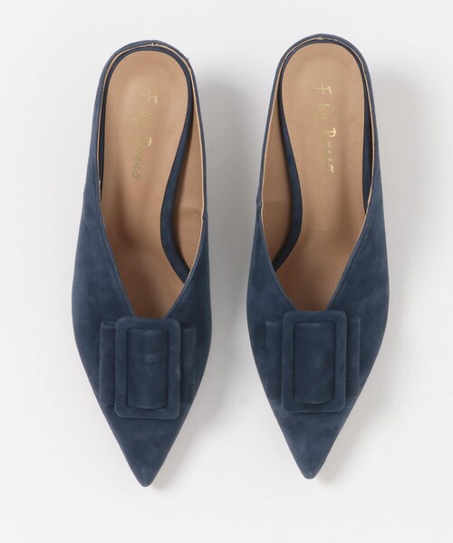 URBAN RESEARCH ROSSO（アーバンリサーチロッソ）の「F by ROSSO　バックルデザインミュール（サンダル・レディース・NAVY/CAMEL・37/38）」の9枚目の写真