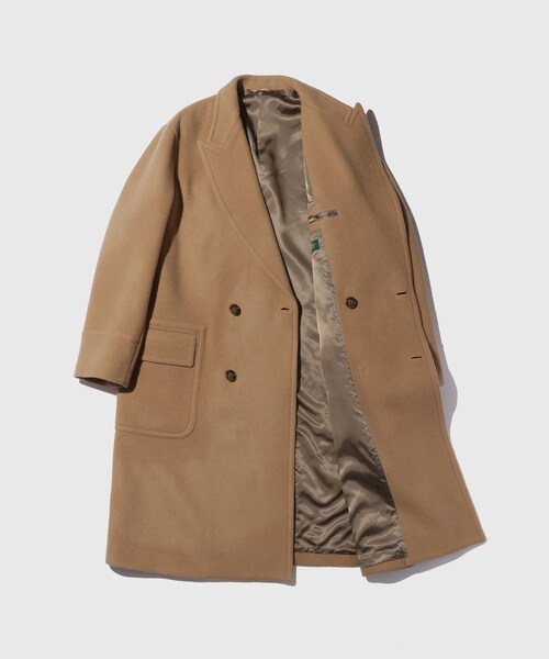 ADAM ET ROPE'(アダムエロペ)の「JACKAL 140s POLO COAT(その他アウター・メンズ・ブラック/キャメル・L/M/S)」の15枚目の写真
