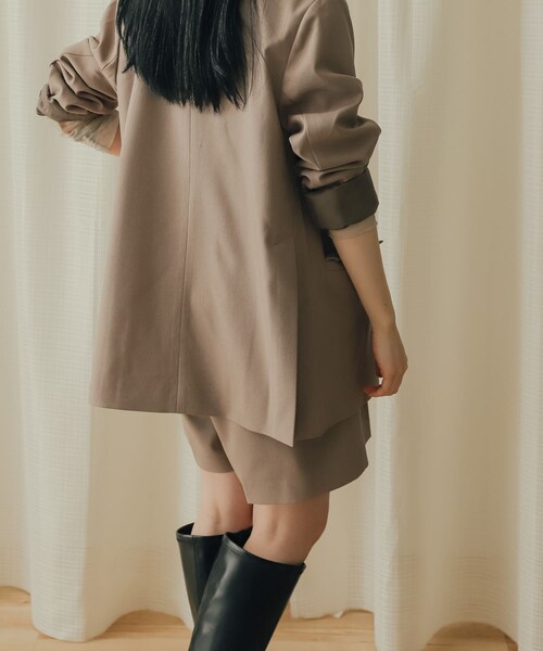 SENSE OF PLACE by URBAN RESEARCH(センスオブプレイスバイアーバンリサーチ)の「センタープレスバミューダパンツ(その他パンツ・レディース・MOCHA/GREIGE/CHARCOAL・S/M)」の22枚目の写真