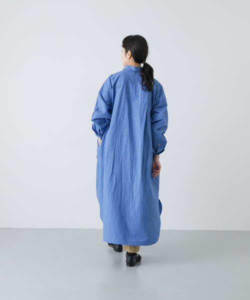 かぐれ（カグレ）の「ワイドシャツワンピース（ワンピース・レディース・BLUE/L/BEIGE・Free）」の19枚目の写真