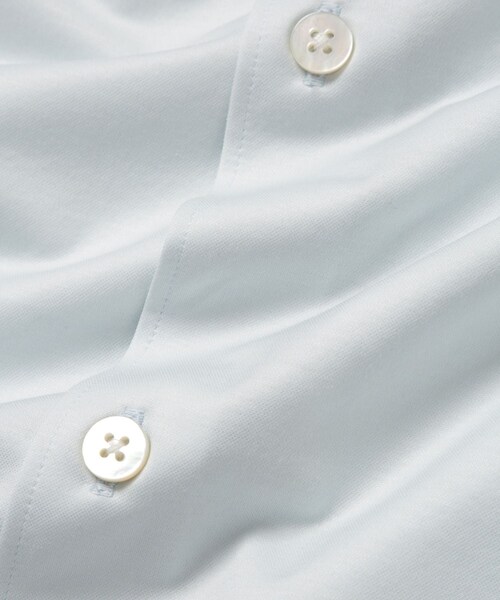 ADAM ET ROPE'(アダムエロペ)の「【KANEMASA FIL./カネマサフィル】46G Modest Shirt(シャツ/ブラウス・メンズ・ホワイト/ネイビー/サックス・L/M)」の17枚目の写真