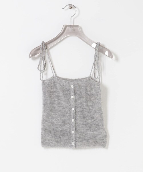 URBAN RESEARCH（アーバンリサーチ）の「シアーモヘヤキャミソール（ニット/セーター・レディース・L.GRAY/YELLOW/NAVY・Free）」の15枚目の写真