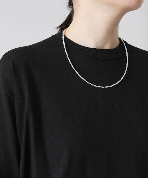 かぐれ（カグレ）の「ERICKA NICOLAS BEGAY　Plain Design Necklace 50（ネックレス・レディース・OXIDIZED/SHINY・50）」の2枚目の写真