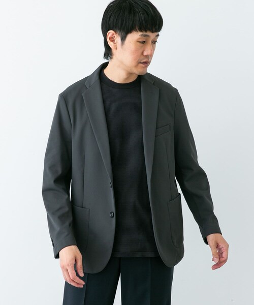 URBAN RESEARCH DOORS(アーバンリサーチドアーズ)の「『イージーケア』LIFE STYLE TAILOR サーフニットジャケット(テーラードジャケット・メンズ・NAVY/GRAY・S/M/L/XL)」の10枚目の写真