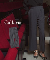 Callarus | 【入学式・卒業式・フォーマル】＜単品＞ストレッチアシンメトリープリーツデザインパンツ＜大きいサイズ有＞〔Callarus〕(その他パンツ)