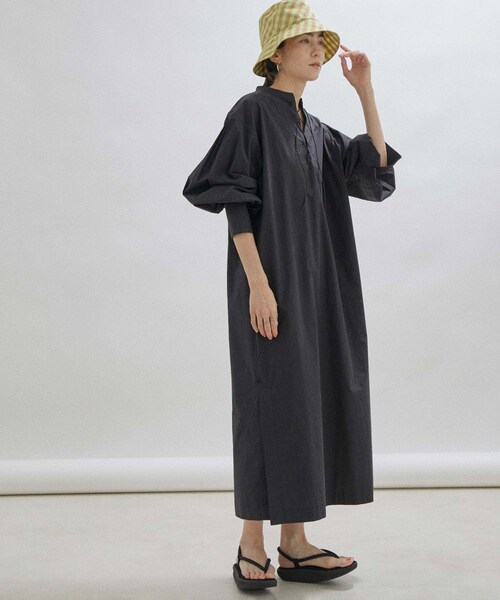 ADAM ET ROPE'(アダムエロペ)の「【La Maison de Lyllis(メゾンドリリス)】BROCKEN(ハット・レディース・ブラック/イエロー・F)」の10枚目の写真