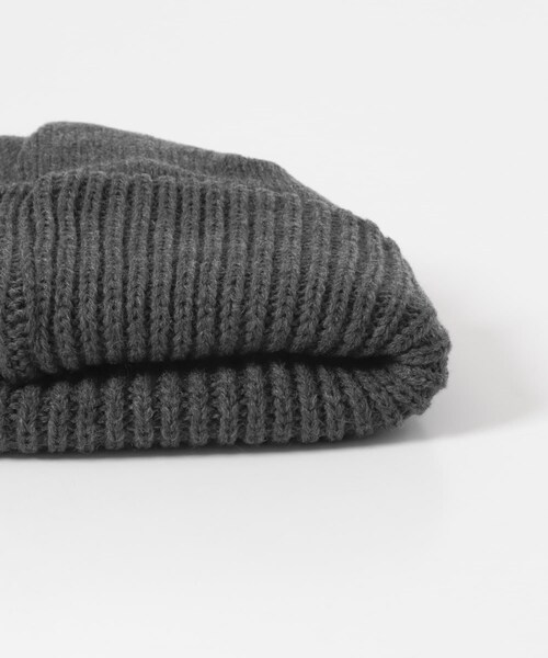 EKAL(エカル)の「nanamica WINDSTOPPER Beanie(ニットキャップ/ビーニー・メンズ・Beige(BE)/H Gray(HG)/Navy(N)/Black(K)・one)」の11枚目の写真