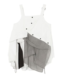 UN3D.（アンスリード）の「PATTERN MIX SHIRT CAMISOLE【セットアップ
