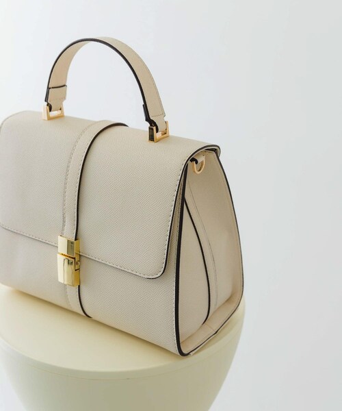 RODE SKO（ロデスコ）の「サブバッグ付フラップハンドバッグ（ハンドバッグ・レディース・NAVY/IVORY/GREIGE/BLACK・one）」の6枚目の写真