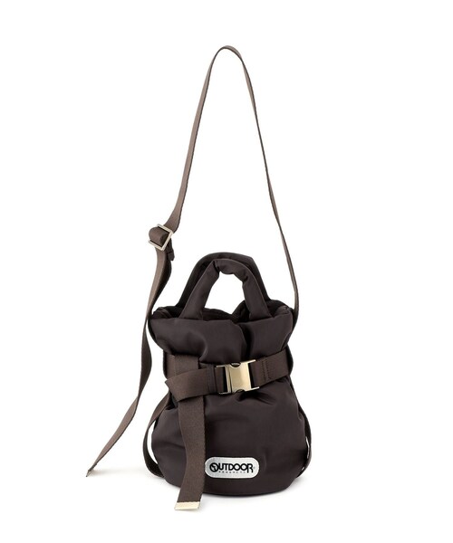 ADAM ET ROPE'(アダムエロペ)の「【OUTDOOR PRODUCTS for SALON】2WAY ベルトトートバッグSS(トートバッグ・レディース・ブラック/ダークブラウン・F)」の13枚目の写真