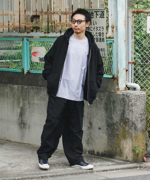 URBAN RESEARCH（アーバンリサーチ）の「LOGIC ONE SWEAT ZIP PARKA（パーカー・メンズ・BLACK/ORANGE/BROWN・M/L）」の8枚目の写真
