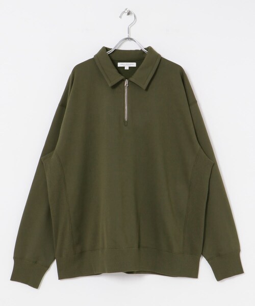URBAN RESEARCH（アーバンリサーチ）の「ハーフZIPプルオーバー（スウェット・メンズ・NAVY/KHAKI・M/L）」の8枚目の写真
