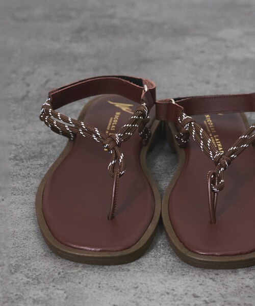ADAM ET ROPE'（アダムエロペ）の「【NICOLAS LAINAS（ニコラスライナス）】サンダル（サンダル・レディース・ブラック系/ブラウン・36/37/38）」の15枚目の写真