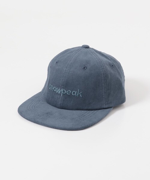 URBAN RESEARCH DOORS（アーバンリサーチドアーズ）の「Snow Peak Apparel　CORDUROY LOGO DESIGN CAP（キャップ・メンズ・IVORY/BLACK/LIGHT BLUE/BURGUNDY・One）」の3枚目の写真
