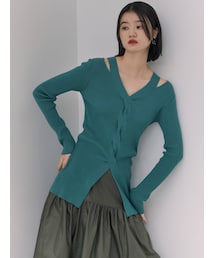 LAGUNAMOON | カットアウトケーブルニットプルオーバー(ニット/セーター)