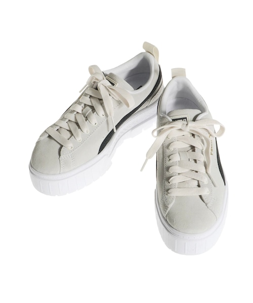 EVRIS（エヴリス）の「【PUMA】メイズ ウィメンズ（スニーカー・レディース・ホワイト/ブラック・M/L）」の3枚目の写真