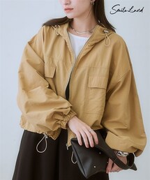 nissen | ＜大きいサイズ＞ シャカシャカコンパクト丈アウター(ジャケット/アウター)