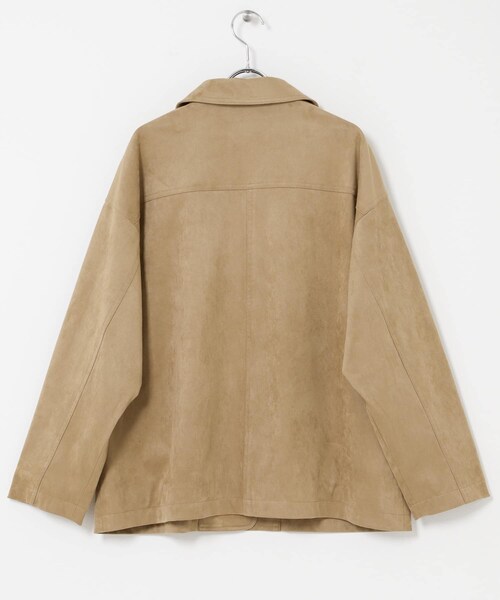 ITEMS URBANRESEARCH（アイテムズ アーバンリサーチ）の「フェイクスエードオーバージャケット（テーラードジャケット・レディース・BEG/BRN・Free）」の19枚目の写真