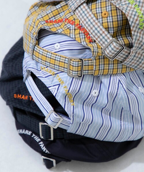 URBAN RESEARCH（アーバンリサーチ）の「Share the Fantasy　6 panel long brim cap（キャップ・メンズ・SAX×BROWN・FREE）」の5枚目の写真