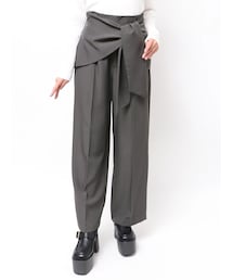MURUA（ムルーア）の「ウエストデザインワイドパンツ（その他パンツ・レディース）」