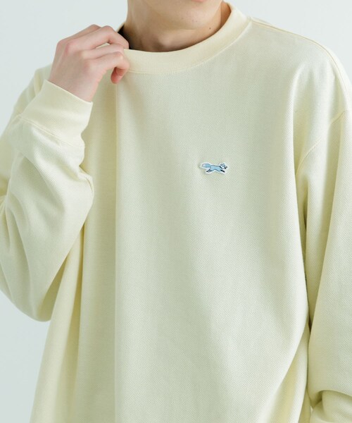 ITEMS URBANRESEARCH（アイテムズ アーバンリサーチ）の「PENNEYS　FOX Youth カノコ ロングスリーブ TOPS（Tシャツ/カットソー・メンズ・OFF/BLK/GRY/GRN・M/L）」の6枚目の写真