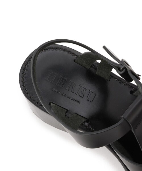 ADAM ET ROPE'(アダムエロペ)の「【HEREU(ヘリュー)】PESCA HEELED(サンダル・レディース・ブラック/ブラウン・36.0/37.0/38.0)」の13枚目の写真