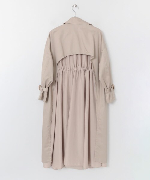 SENSE OF PLACE by URBAN RESEARCH（センスオブプレイスバイアーバンリサーチ）の「2WAYトレンチコート（ステンカラーコート・レディース・BEIGE/GREIGE・FREE）」の9枚目の写真
