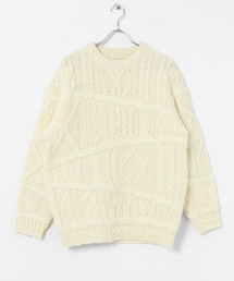 THE GOODLAND MARKET | 米富繊維　CRAZY ARAN PULLOVER-3(ニット/セーター)