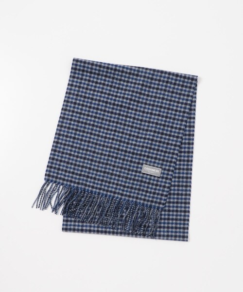 URBAN RESEARCH（アーバンリサーチ）の「チェックカシミヤマフラー（マフラー・メンズ・NAVY×CCL/BEG×BROWN/RED CHECK/BLK CHECK/YEL CHECK・FREE）」の16枚目の写真