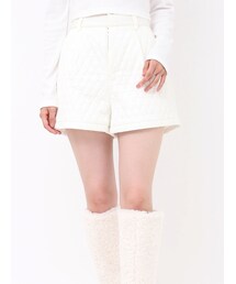 EVRIS | ワンポイントキルティングショートパンツ【セットアップ着用可能】(その他パンツ)