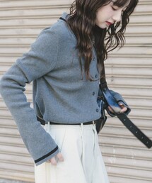 ITEMS URBANRESEARCH（アイテムズ アーバンリサーチ）の「配色ポロニット（ニット/セーター）」