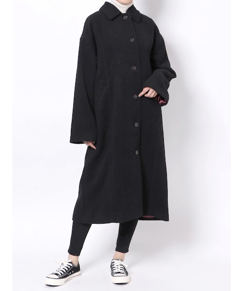 jouetie（ジュエティ）の「【WEB限定】ステンカラーコート（ステンカラーコート・レディース・ミックス/アイボリー/ブルー/グレー/ブラック・M）」の4枚目の写真