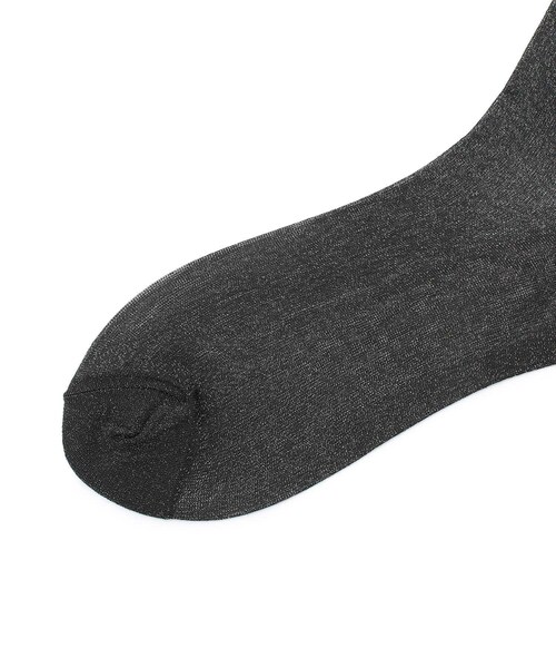 ROPE' PICNIC（ロペピクニック）の「シアーラメソックス（ソックス/靴下・レディース・ブラック/ホワイト系/ローズピンク/シルバー/グリーン系/ピンク・F）」の11枚目の写真