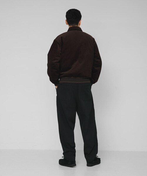 URBAN RESEARCH Sonny Label（アーバンリサーチサニーレーベル）の「『別注』GEM SPORTSWEAR×Sonny Label　コーデュロイパデッドブルゾン（ブルゾン・メンズ・ダークブラウン/ネイビー・M/L）」の4枚目の写真