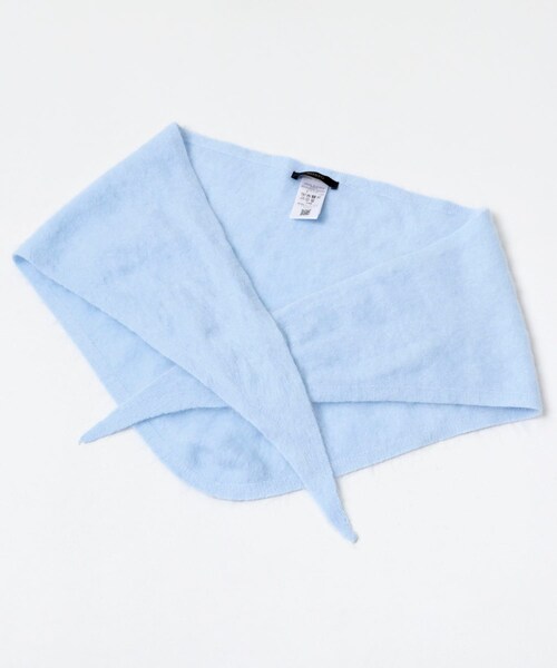 URBAN RESEARCH ROSSO（アーバンリサーチロッソ）の「ストール付ハーフスリーブファーニット（ニット/セーター・レディース・OFF/LATTE/L.BLUE・Free）」の14枚目の写真