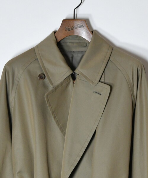 ADAM ET ROPE'(アダムエロペ)の「【blurhms】Gabardine Double Belt Trench Coat(トレンチコート・メンズ・オリーブ・2/3)」の5枚目の写真