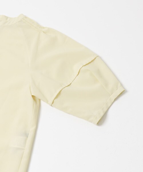 URBAN RESEARCH ROSSO（アーバンリサーチロッソ）の「『WEB/一部店舗限定』UVカットウォッシャブルリネン混シャツ ブラウス（シャツ/ブラウス・レディース・OFF WHITE/YELLOW/BROWN/SAX/NAVY・Free）」の19枚目の写真