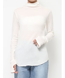 Ungrid | ハイネックシアーロングスリーブTee(Tシャツ/カットソー)